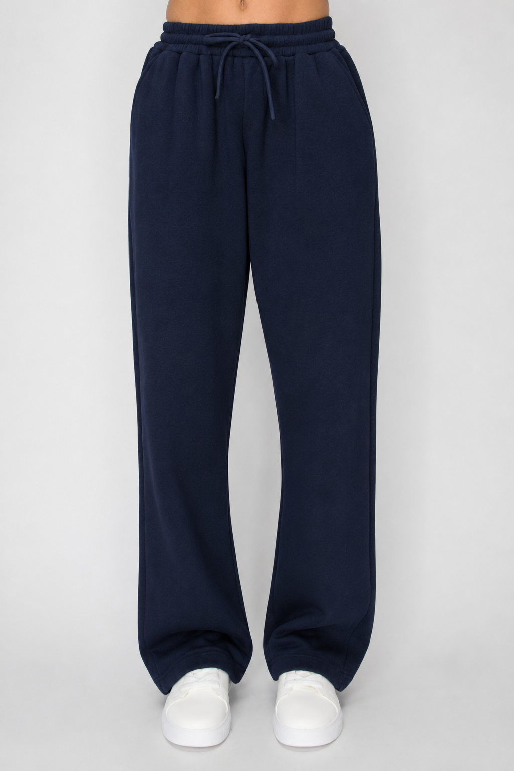 Ellis Wide-Leg Fleece Pant