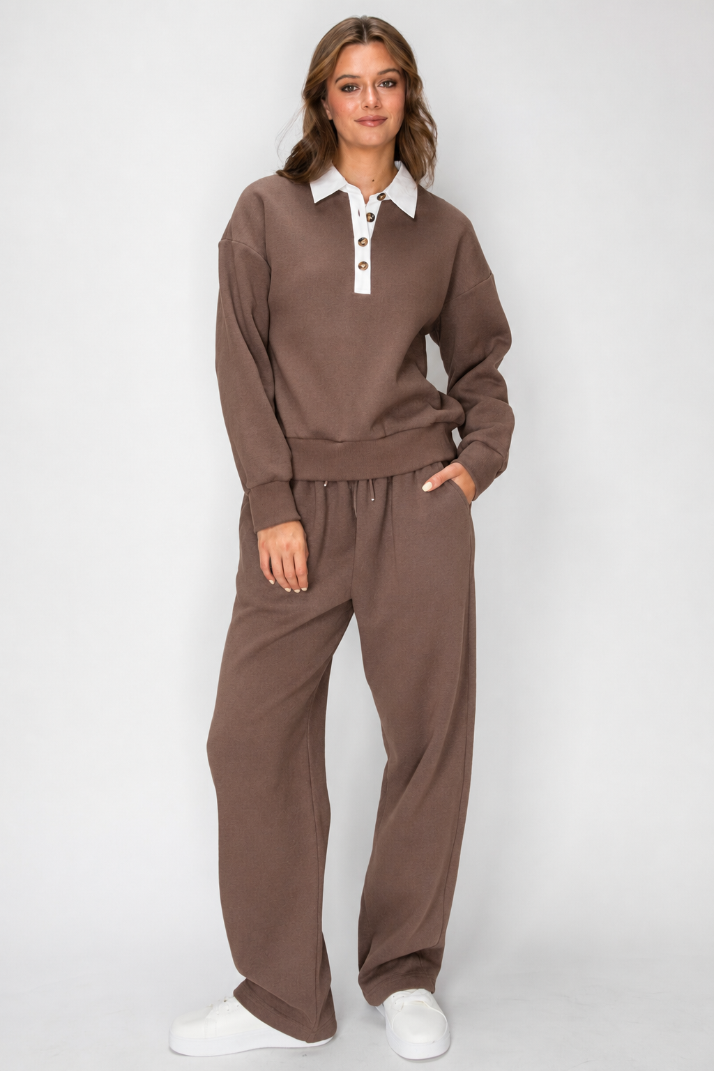 Ellis Collared Fleece Pullover