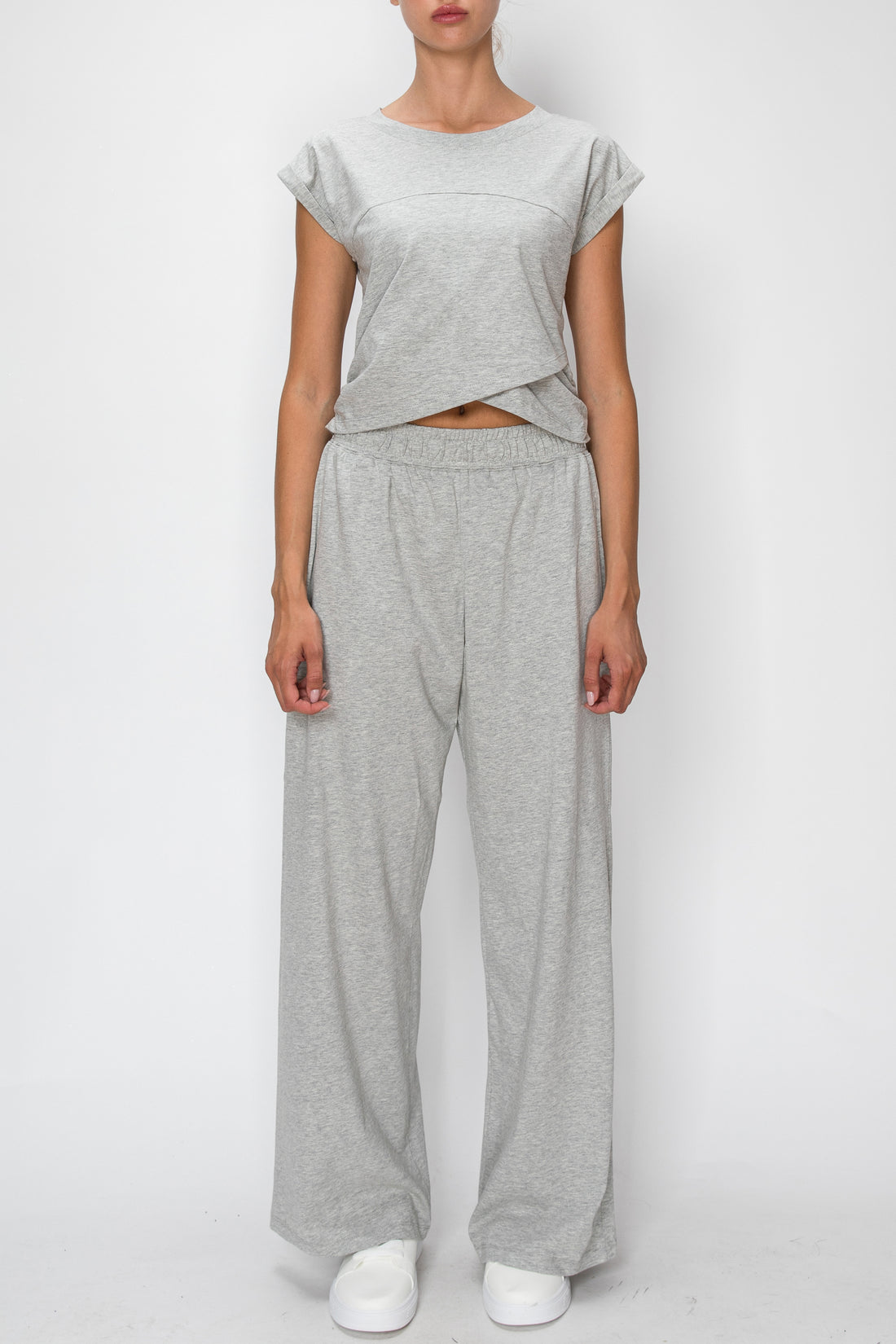 Relaxed Flow Wide-Leg Pants by Knit Riot