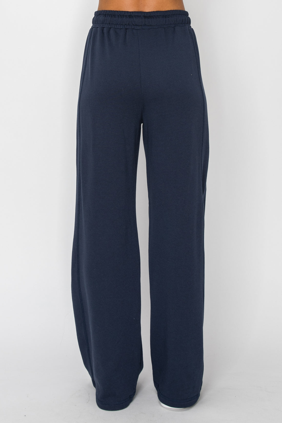 Wide-Leg French Terry Pants