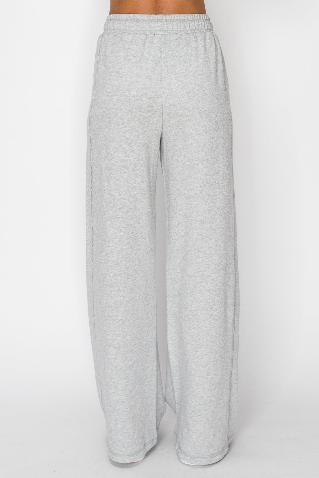 Wide-Leg French Terry Pants