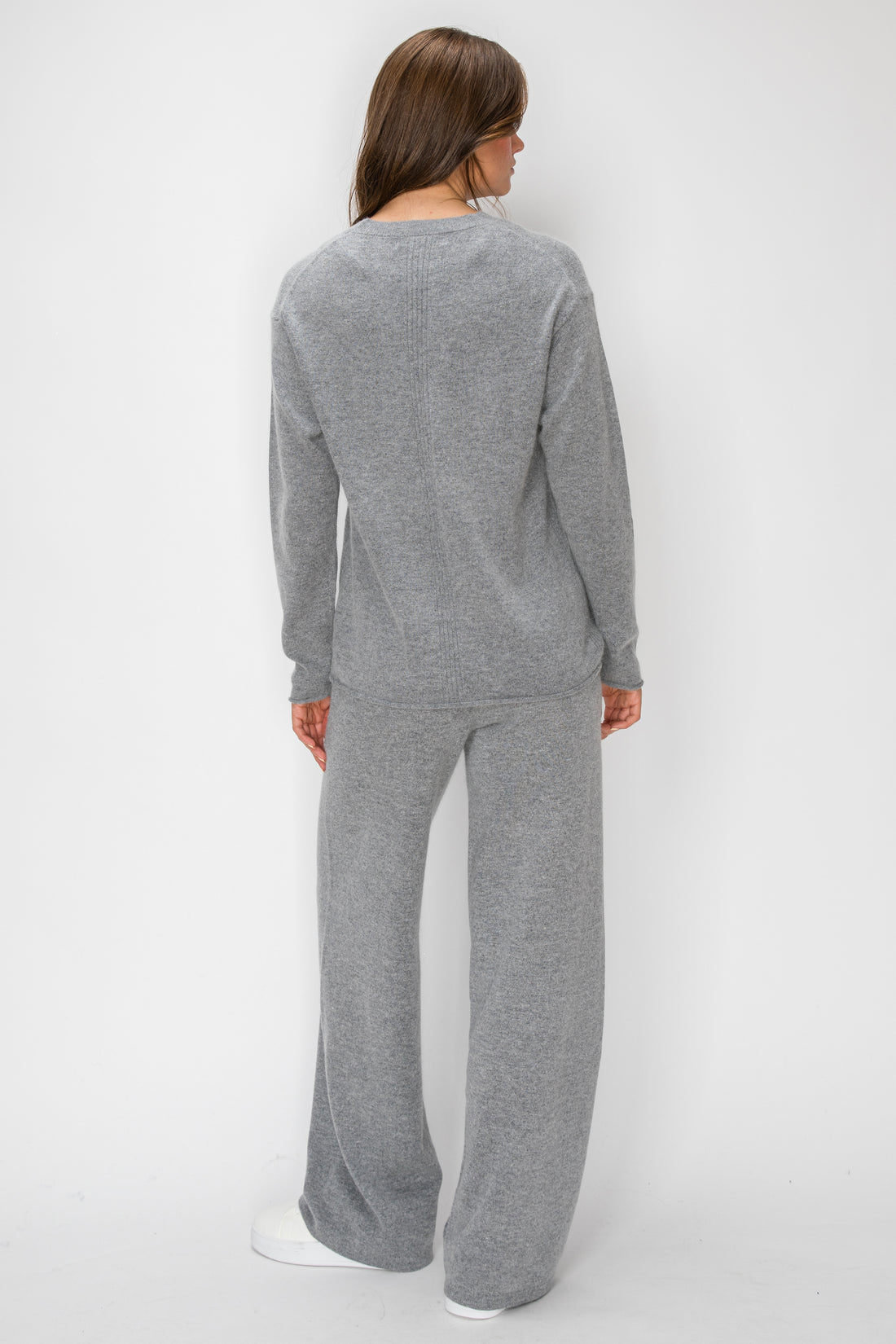 Angora Cashmere Waffle Pullover
