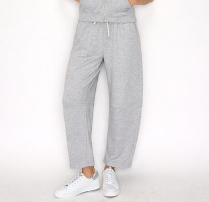 Barrel French Terry Pants- Heather Grey (Pack XS-S-M-L 1-2-2-1)