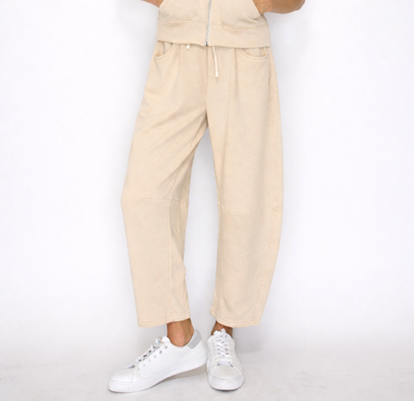 Barrel French Terry Pants
