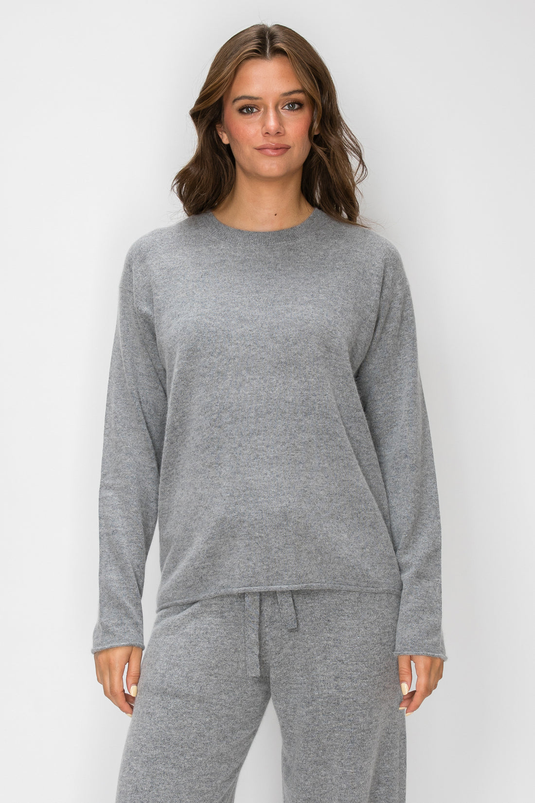 T1233 Cloudmere Raw Edge Pullover - H Grey