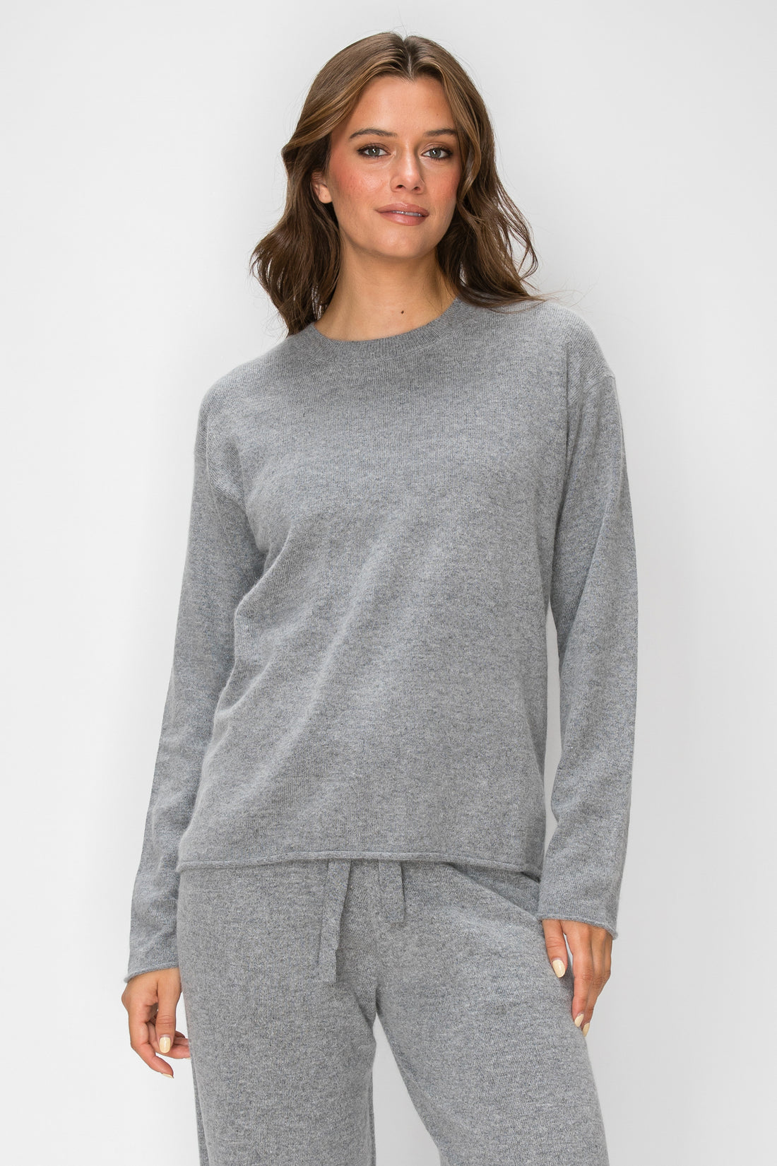 T1233 Cloudmere Raw Edge Pullover - H Grey