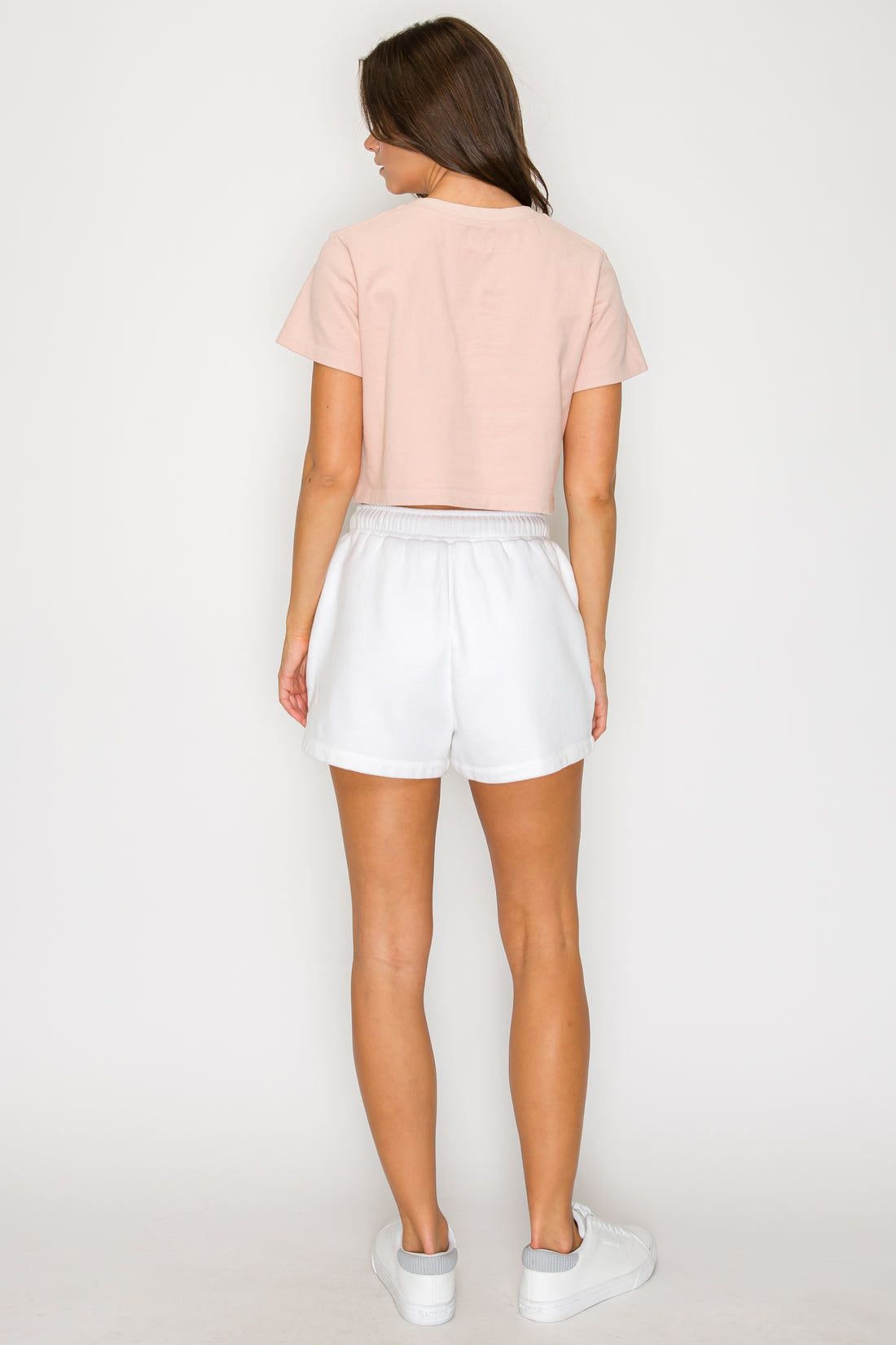 Harbor Crop Tee- Dusty Peach (Pack S-M-L 2-2-2)
