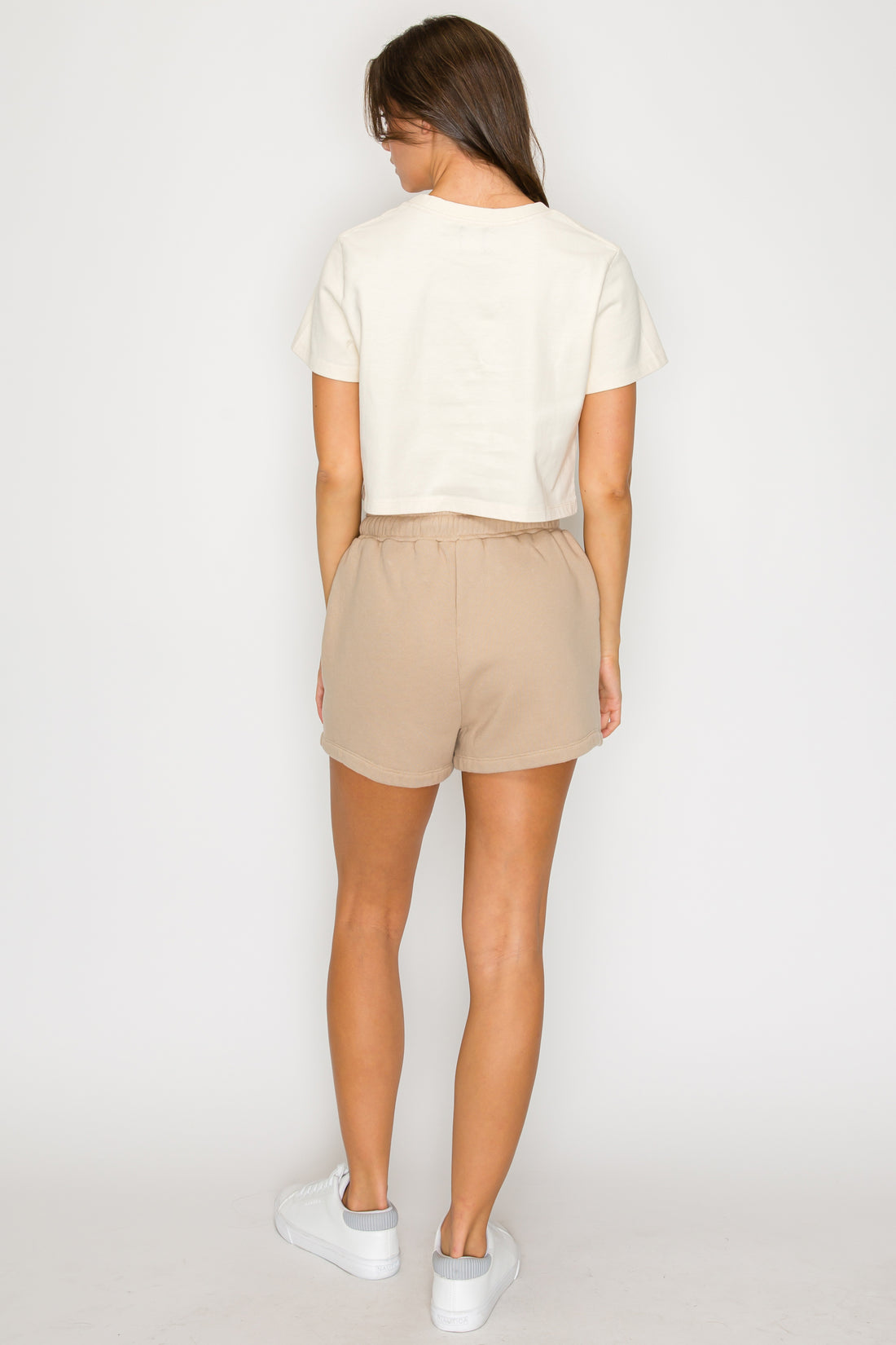 Harbor Crop Tee- Cream (Pack S-M-L 2-2-2)