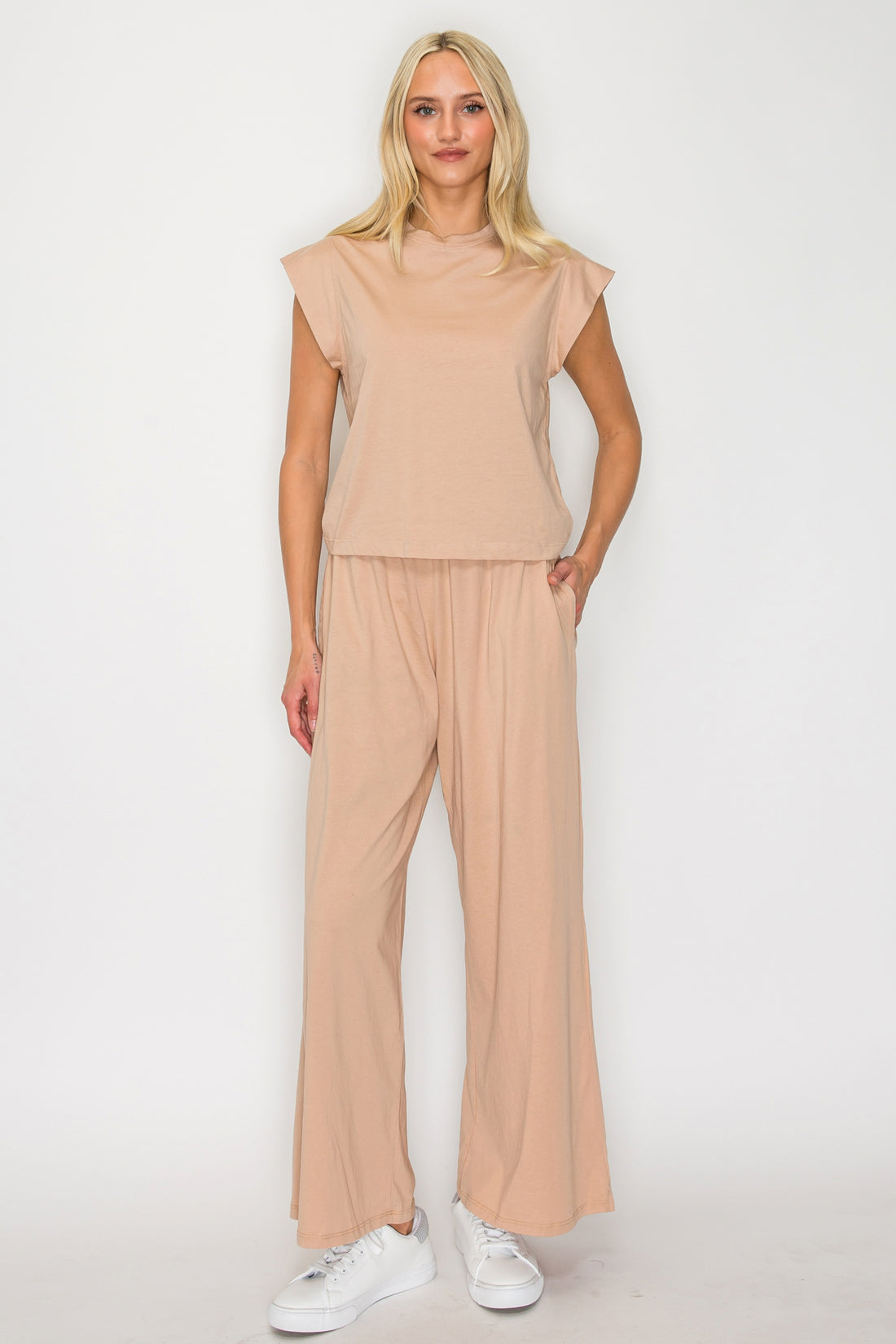 Relaxed Flow Wide-Leg Pants by Knit Riot