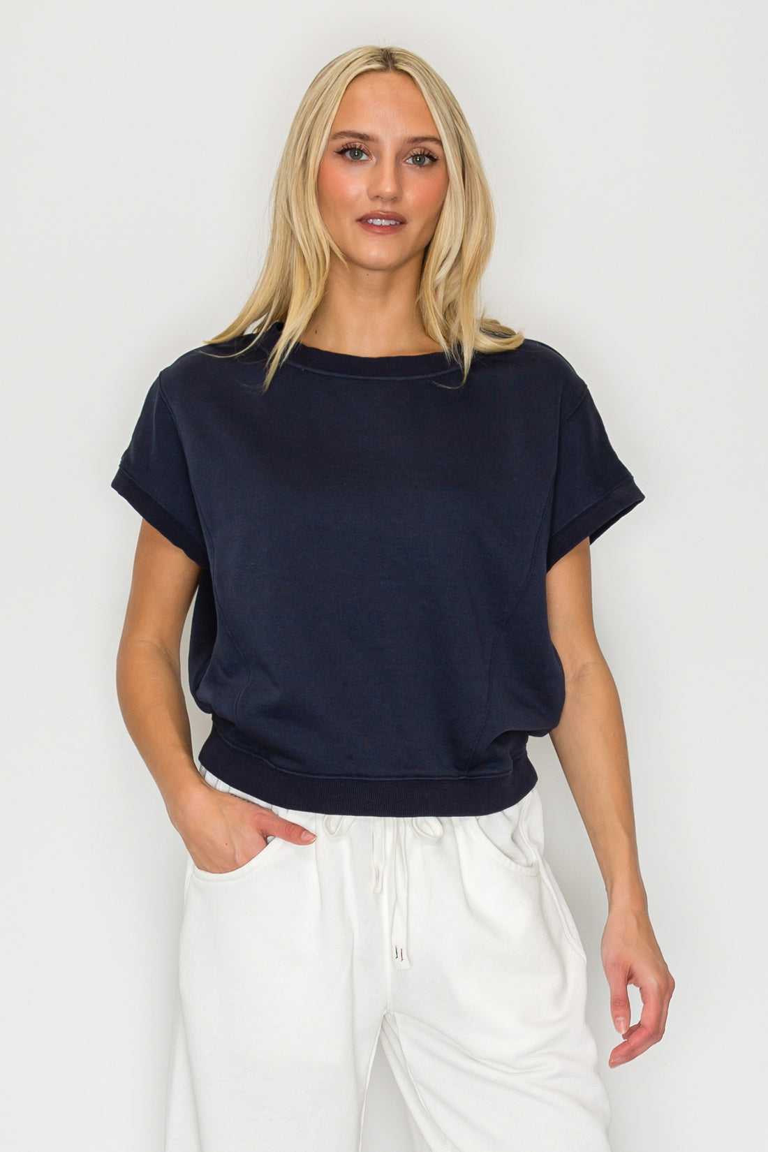 Dolman Sleeve French Terry Top