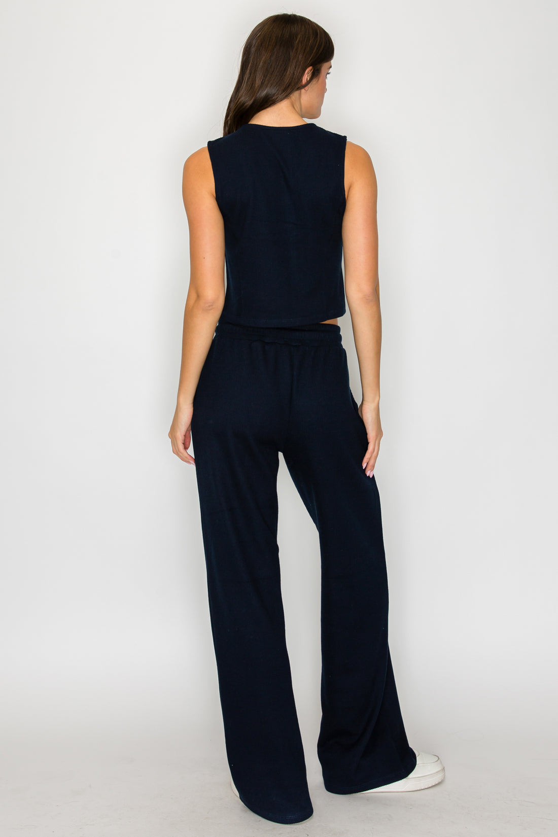 Sutton Soft Knit Vest-Navy