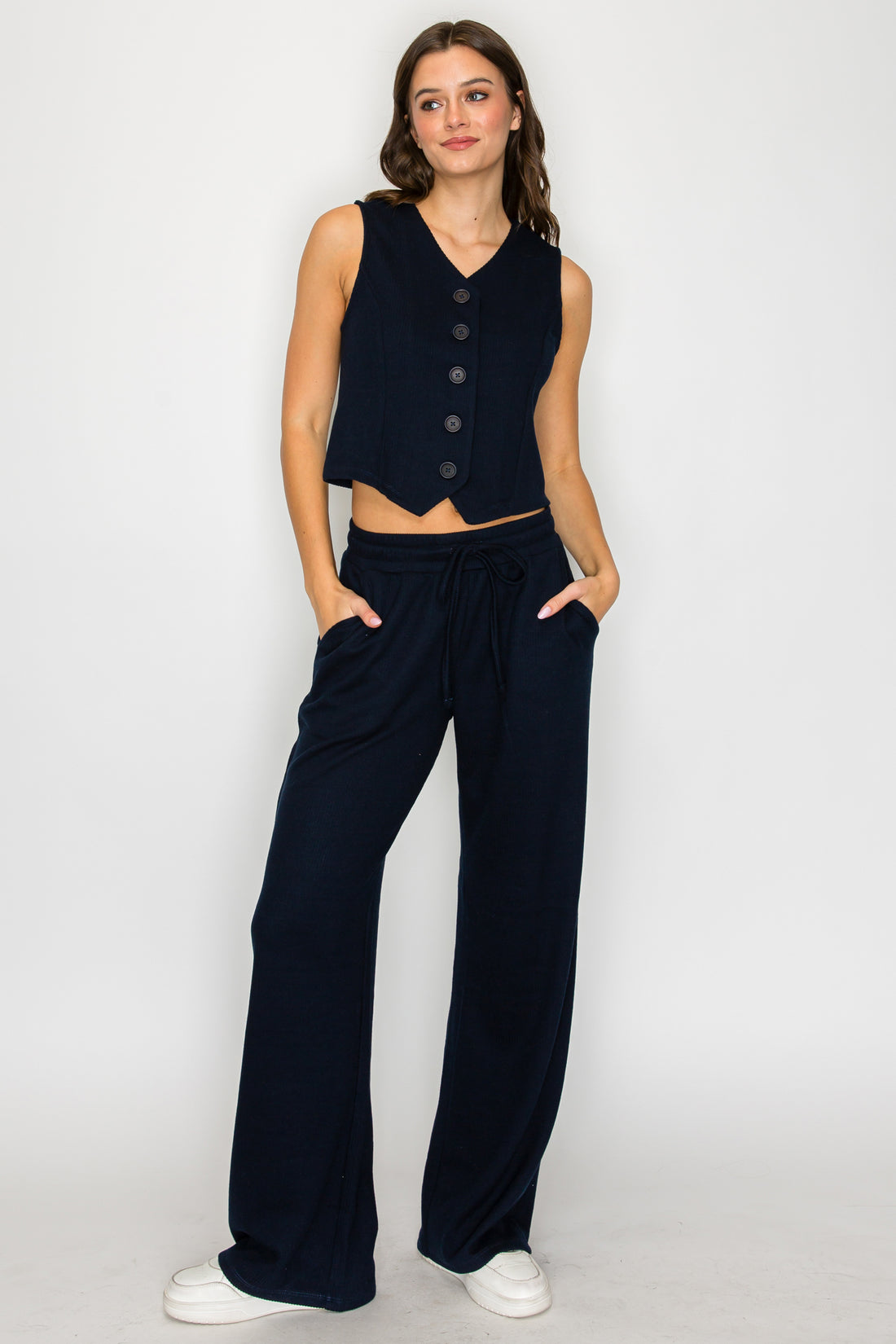 Sutton Lounge Pants-Navy