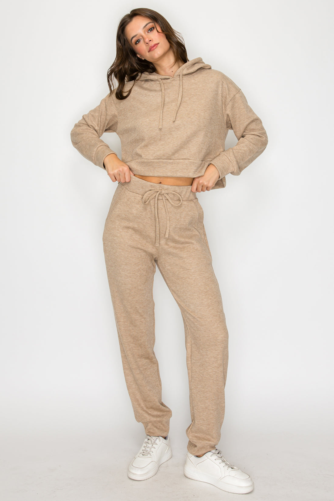 Haven Knit Hoodie (Mocha XS-S-M-L 1-2-2-1)