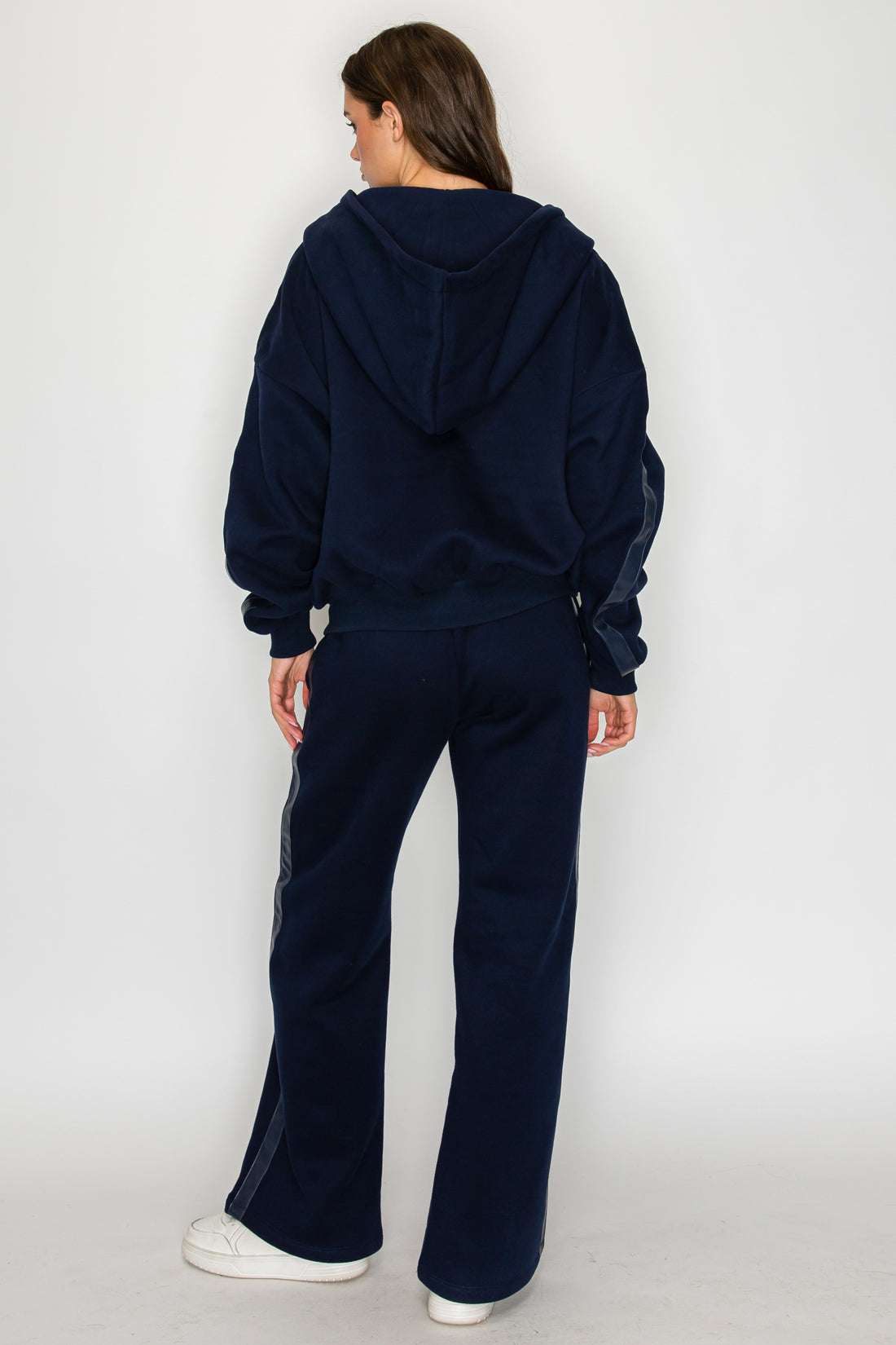Glide Zip Hoodie-Navy