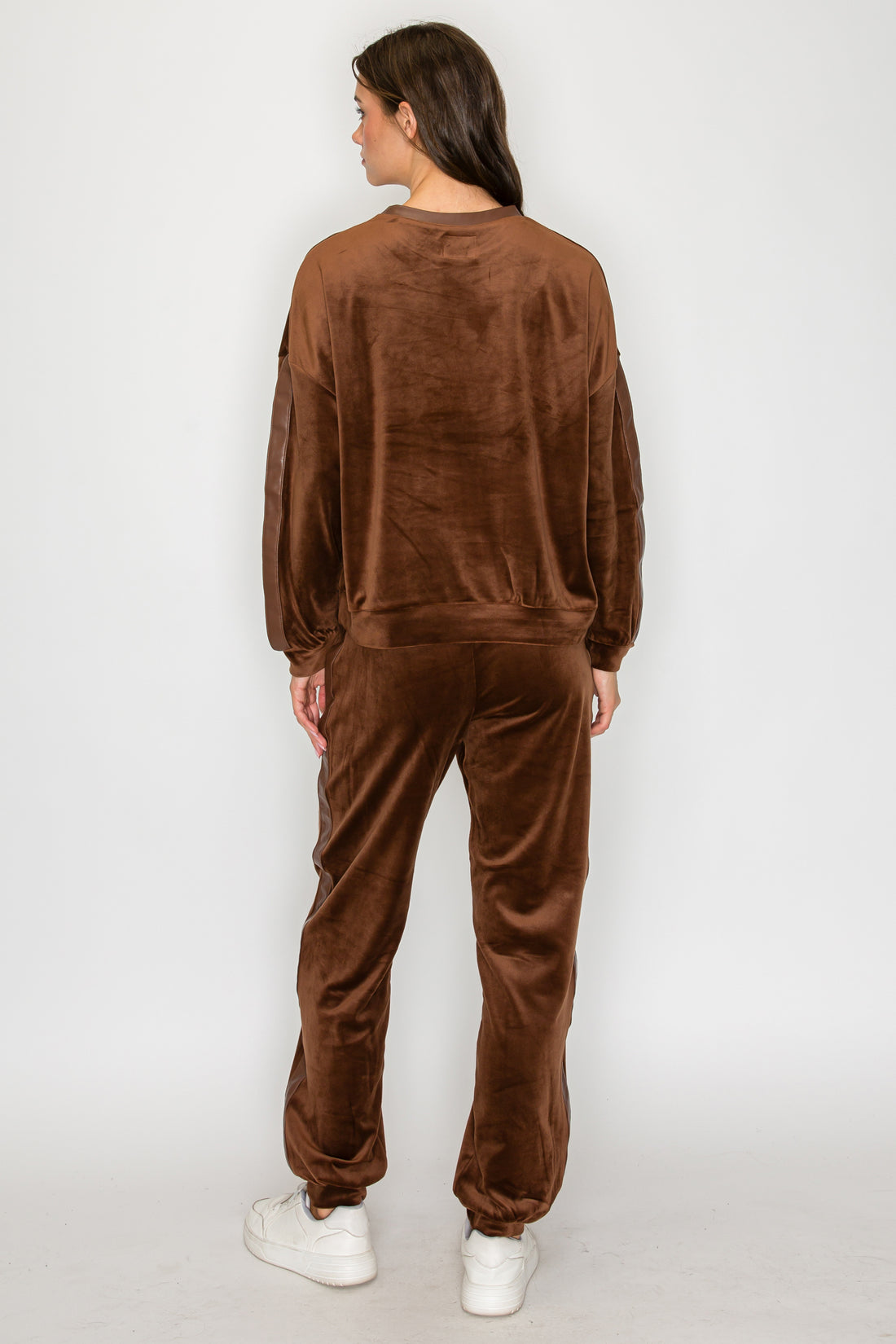 Velour Lounge Crew-Chocolate