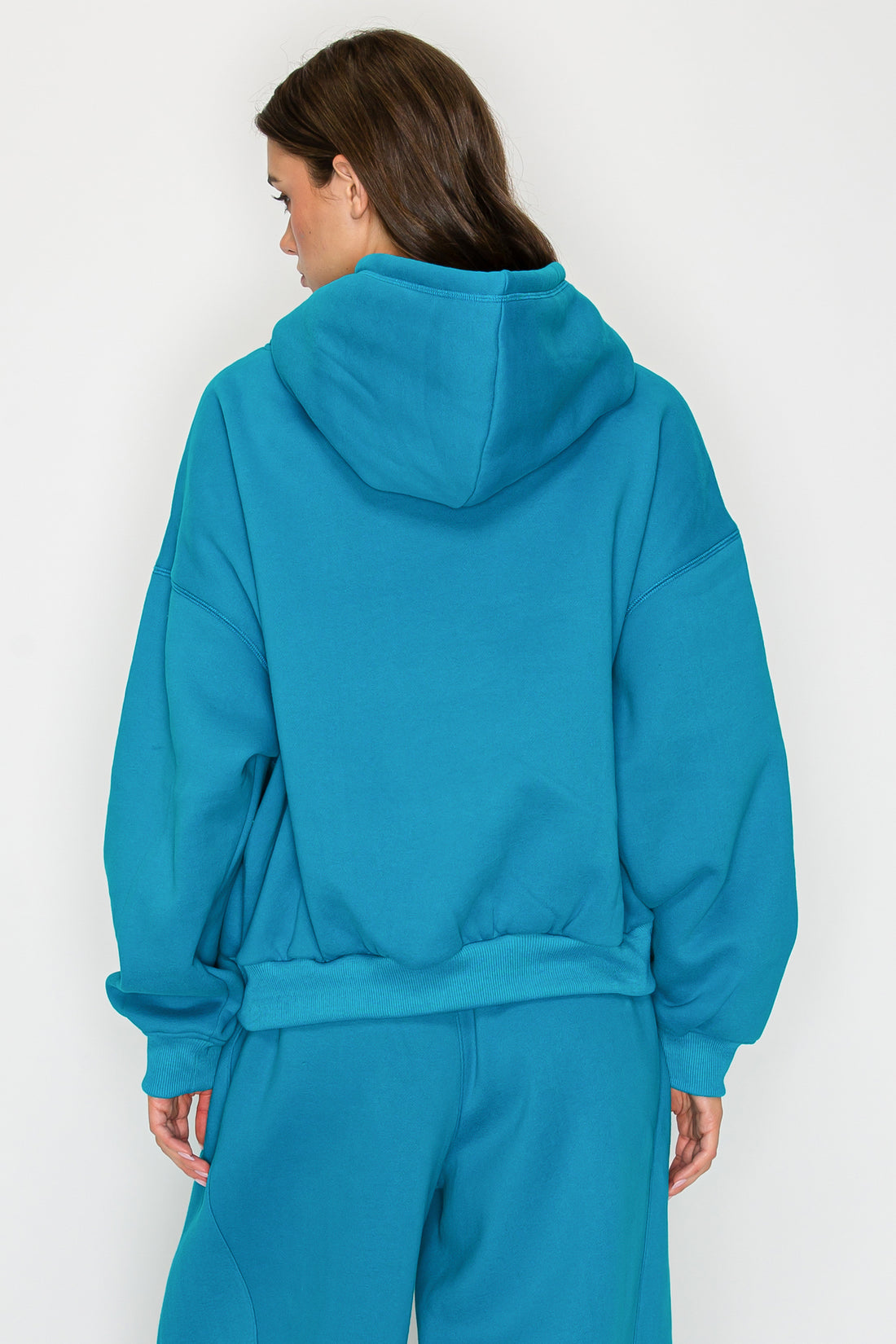 Harbor Oversized Hoodie-Teal