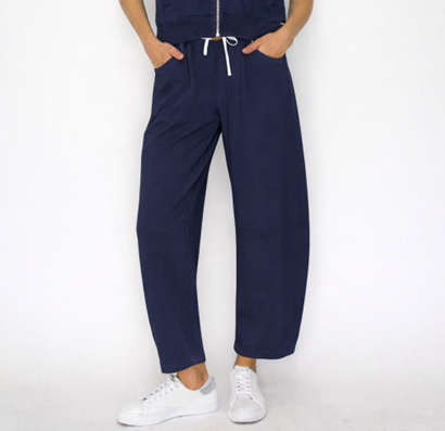 Barrel French Terry Pants